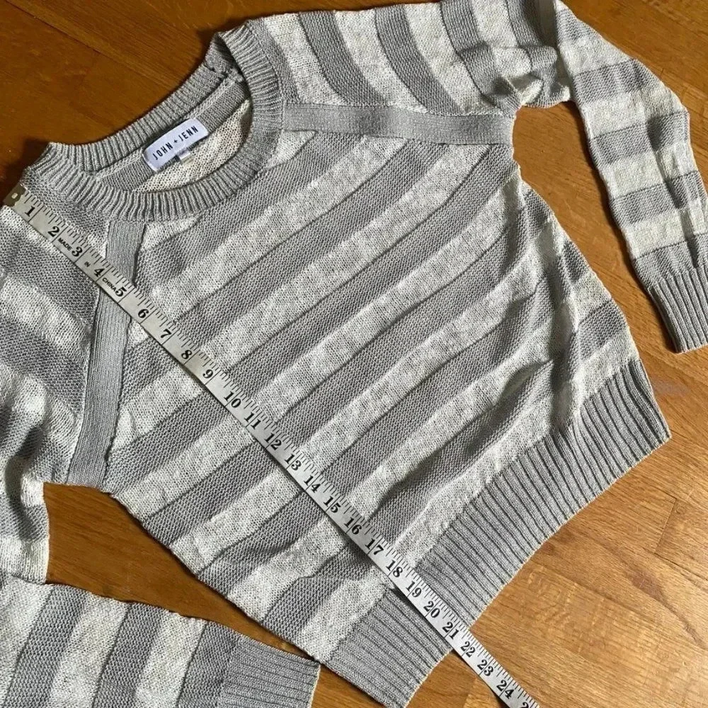 John + Jenn Striped Knit Sweater